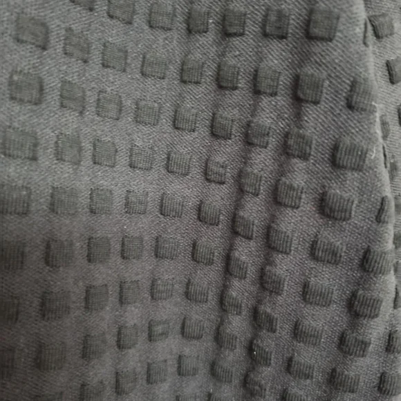 Cos Black grid textured oversized Cardigan Size small uk 8/10 - Picture 3 of 4